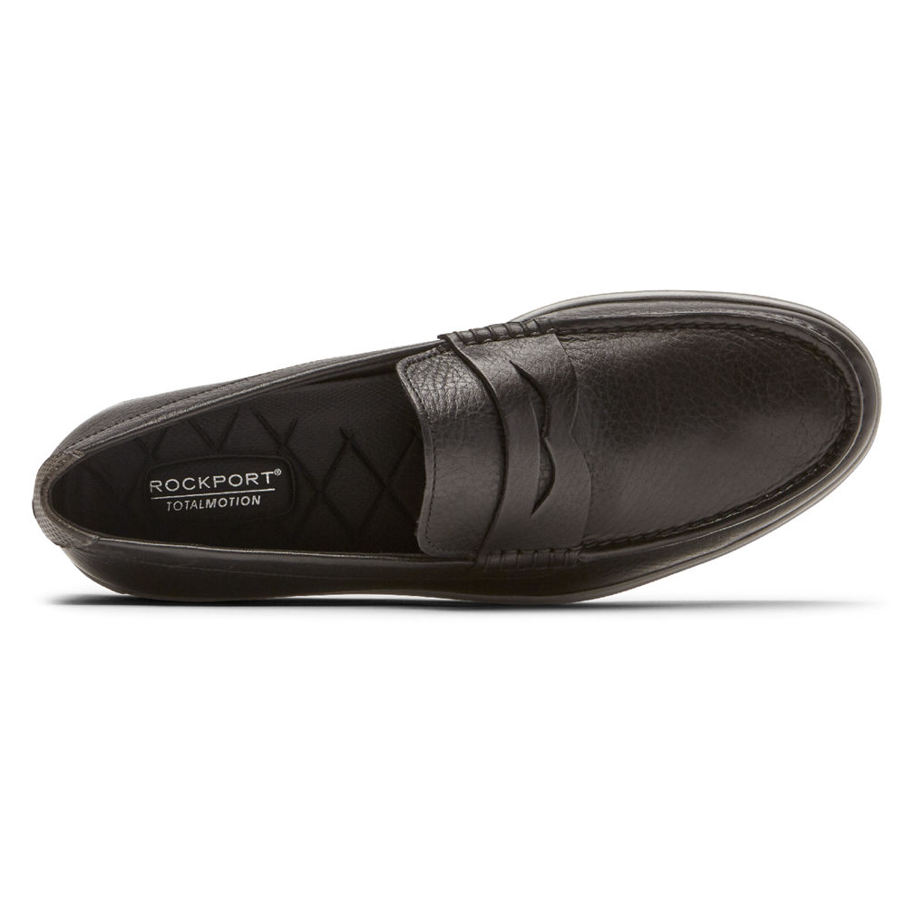 Rockport Mens Total Motion Lite Penny - Loafers Black - END746920